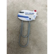 China Airlines Airplane Shaped Paper Clip