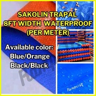 ✴ ◺ ◄ Blue Sack Sakolin Trapal 8FT (PER METER) Black Sack Waterproof Sakolin Cover Waterproof Sack