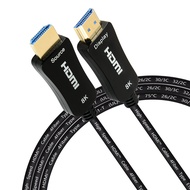 iBirdie 8K Fiber Optic HDMI 2.1 Cable 100 Feet in-Wall CL3 Rated (8K60hz 4K120hz HDCP 2.3 2.2 48Gbps