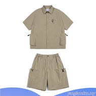 DR MISTER Eternal Utility Shorts - Black