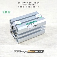 CKD Japan - Compact Cylinder - SSD2-20-40 - Pneumatic Cylinder