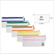 EAGLE Zipper Pockets B6 Pencil Case Pencil Case Pencil Case Document Bag E 268
