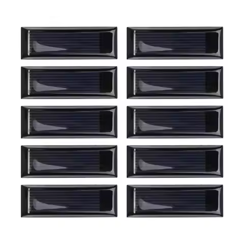 10Pcs Mini Solar Panel New 0.5V 100Ma Solar Cells Photovoltaic Panels Module Sun Power Battery DIY 5