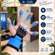 TD-REHAB Hand Exerciser 3-Level Finger Resistance Band 10/20/40lbs Adjustable Wrist Band