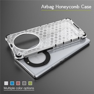 Casing For Honor X9A X8A 5G 2023 Phone Case Shockproof Armor Luxury Silicone Cover for HonorX8 A 4G HonorX9A Honeycomb Transparent Cases