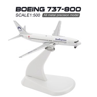 1:500 Airbus Boeing 737-800 Plane Model Diecast Airplane Aircraft Model Children Toy For Collection 