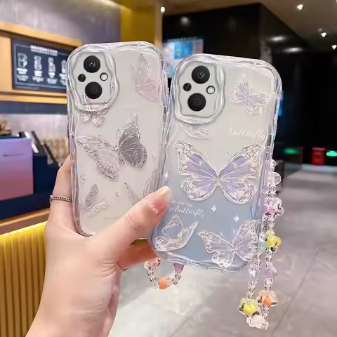 Gradual Butterfly Bracelet Casing For Google PIXEL 10 9 8 7 PRO XL 8A 7A PIXEL9 PIXEL8 PIXEL8A 5G So