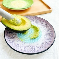 Color-blocked Ceramic Grater Plate Small Kitchen Gadgets Fruit Grinder Vegetable Grater Plate for Fo