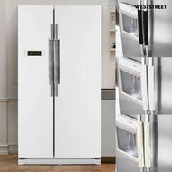 Weststreet 2Pcs Velvet Home Microwave Oven Refrigerator Fridge Door Handle Protective Cover
