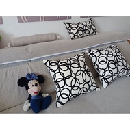 Retro Cream Style Cotton Pillowcase Lumbar Pillow Cushion Cover Cushion Cover Beige 45x45/50x50