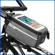 Mtb Bike Bag Bike Frame Front Beam Pouch With Phone Holder Whaterproof