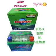 OSIMA (GREEN PREMIUM) BATTERY MOTORSIKAL GEL GTZ5-S FOR MOTOR YAMAHA Y15 / Y15ZR / LC135 V2-V6 / Y16
