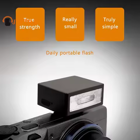 Mini Hot Shoe Rechargeable Miniature Camera Macro Xenon Flash For Mirrorless Digital Camera A7C DLUX