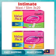 Intimate Sanitary Pad Maxi / Slim 230mm Day Use Night Use Value Pack 3x20s