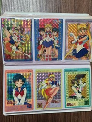 中古美少女戰士Sailormoon 本彈4一套全6閃36白咭卡42張齊套 非亂馬高達橙路龍珠閃咭卡