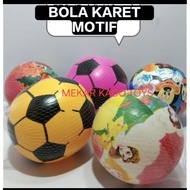 Colorful Children's Rubber Toy Balls -/ Character Motif Balls Children's Toy Balls Rubber Ball