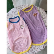 Dog shirt dog cute shirt bear and rabbit purple shirt pink shirt corgi dog clothes