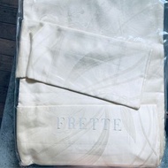 義大利進口FRETTE寢具：鈴蘭花圖案 King Size （雙人特大）床包、被套、枕頭套三件組