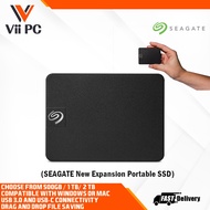 Seagate New Expansion SSD 500 GB/ 1TB / 2TB USB-C USB3.0 Portable SSD