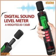 ELAINE Noise Meter, Windproof 125Hz-8KHz Sound Level Meter, Professional 30-130dB Digital Display Au