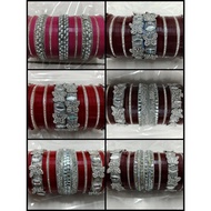 Bridal Bangle Set, Indian Wedding Bangles, Kada Bangle Set