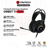 Fantech Orbit HG25 Gaming Headset | 7.1 Virtual Surround Sound | RGB Lighting | Noise Canceling Mic