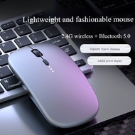Bluetooth Wireless Smart AI Mouse Suitable for Desktop Laptop Tablet Rechargeable Silent Mouse