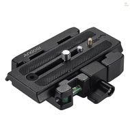 D&L Andoer Video Camera Tripod Quick Release Clamp Adapter with Quick Release Plate Compatible for M