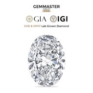 Oval Lab Grown Diamond CVD HPHT 1ct 3ct 5ct D E F Lab Diamond VVS VS Clarity IGI GIA certificate Loo