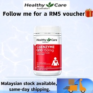 Healthy Care CoQ10 150mg 100 Capsules Cellular Energy Supplement Improve Cardio Endurance During Wor