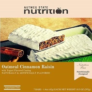 ▶$1 Shop Coupon◀  Nutmeg State Nutrition High Protein Snack Bar / Diet Bars -Oatmeal Cinnamon Raisin