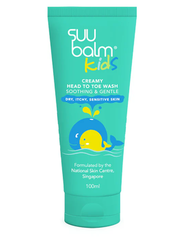 Suu Balm Kids 兒童雙效舒緩保濕全身沐浴露 100ml 平行進口 &&