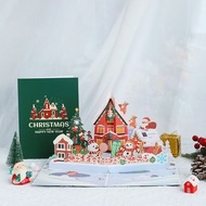 3D Pop Up Christmas Cards Merry Christmas Card 3D Pop Up Christmas Greeting Card Pop Up 3D Christmas