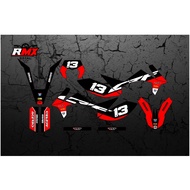 HIJAU MERAH DECAL VIAR 150-200 FULLBODY (018) DECAL STICKER VIAR CROSS X SE DB GT WHITE RED, YELLOW,