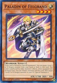 Yu-Gi-Oh! - Paladin of Felgrand - SDRR-EN017 - Common - 1st Edition - Structure Deck: Rokket Revolt