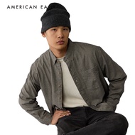 American Eagle Everyday Flannel Plaid Button-Up Shirt เสื้อเชิ้ต ผู้ชาย ลายตาราง (EMSH 015-6387-213)