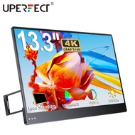 UPERFECT 【Local delivery】 4K Computer Monitor 100% Adobe RGB  HDR IPS 2 Speakers Eye Care Game Display Type-C DP HDMI for Xbox PS4 Switch Laptop PC Phone Mac, VESA &amp; Smart Case  13.3/15.6/17.3 /18inch