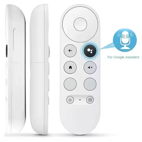 G9N9N Replacement Voice Remote Control 4K Compatible HD Compatible For Google Chromecast Remote Snow