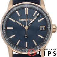 Airbnb (Audemars Piguet) CODE 11.59 自動腕錶，41毫米，型號 15210OR.OO.A348KB.01，附原廠錶盒、保固卡，K18PG/橡膠錶帶，男士腕錶，夜藍色，