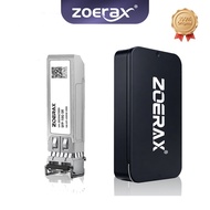 ZoeRax 10G SFP Module LC Multi Mode 500m Fiber Transceiver 850nm for Switch Router 10Gbps Compatible