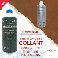 NISSAN COOLANT 999MP-SLLC1N (BLUE) 1L Pre-mixed 50% Long Life
