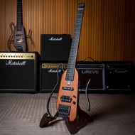 Donner HUSH-X กีตาร์ไฟฟ้า Donner HUSH X Headless Guitar Kit for Travel กีตาร์หัวตัด แถมฟรี กระเป่า /