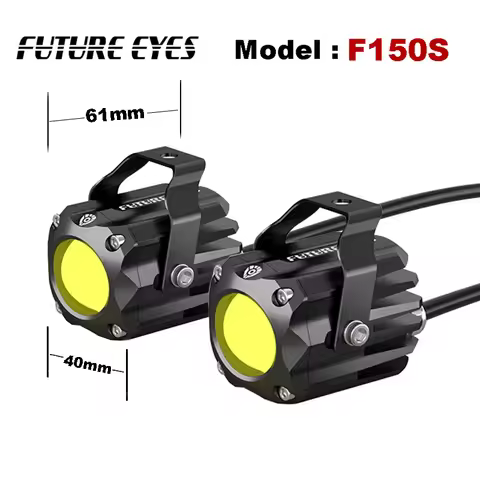 Future Eyes F150S Hidden Motorcycle Spotlight Mini Led Spotlight Fog Lights Driving Light Small Size