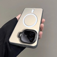 For VIVO IQOO Z9 Turbo / Z9 5G Casing Colorful Silver IMD Cover Magnetic Wireless Charging Case