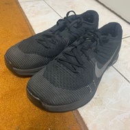 [US8.5] NIKE METCON 4 DSX FLYKNIT 黑色 透氣 運動 鞋 跑鞋 黑灰 二手