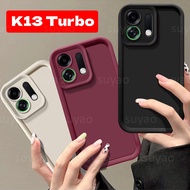 For Oppo K13 Turbo Pro 2025 Soft Liquid Silicone Phone Case Luxury Solid color Casing K13Turbo OppoK