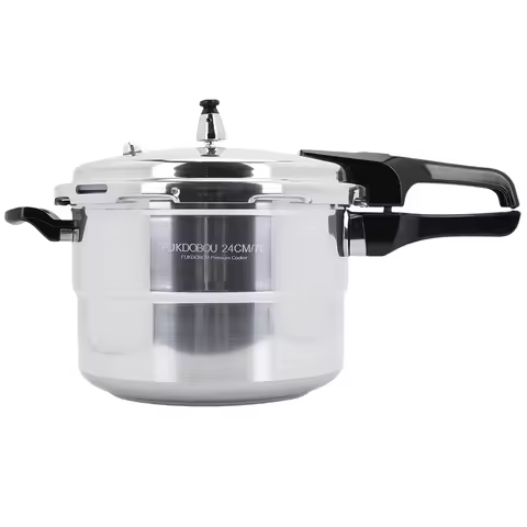 Aluminum Alloy Pressure Cooker with Steaming Plate for Induction Cooker (7L)