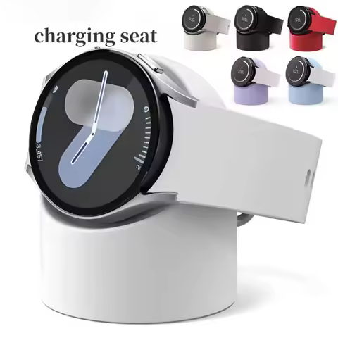 Silicone Charging Seat For Samsung Galaxy Watch 3 4 5 40/44mm Charging Stand Storage Seat Watch For 