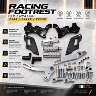 ZX4R ZX4RR ZX25R LIGHT TECH LT Carbon Racing Footrest Heavy Duty Adjustable Footrest Rear Set ZX4R