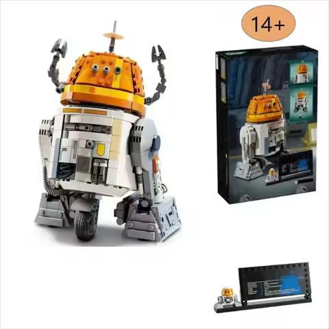 2025 NEW 1039pcs MOC Creativity Astromech Robot Building Blocks Bricks Model Fit 75416 Toys Christma